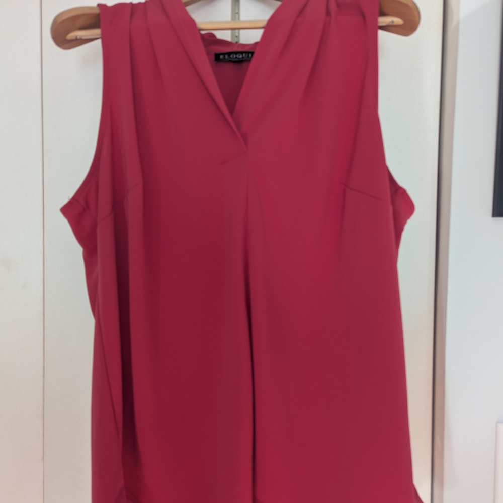 Eloquii Pink Sleeveless Top